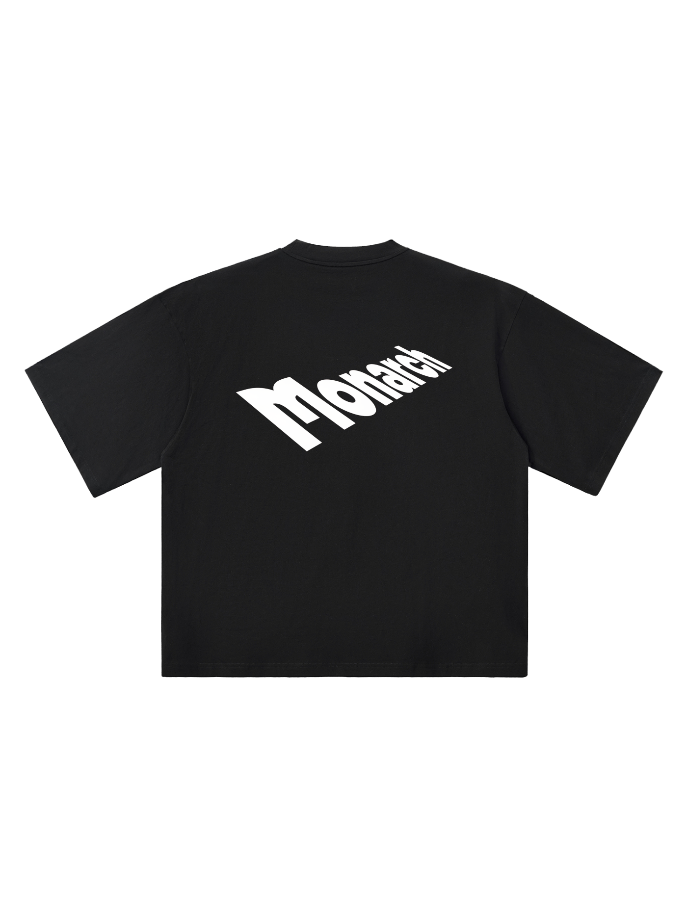 Monarch Oversized Tee — M Mark — Black — Back