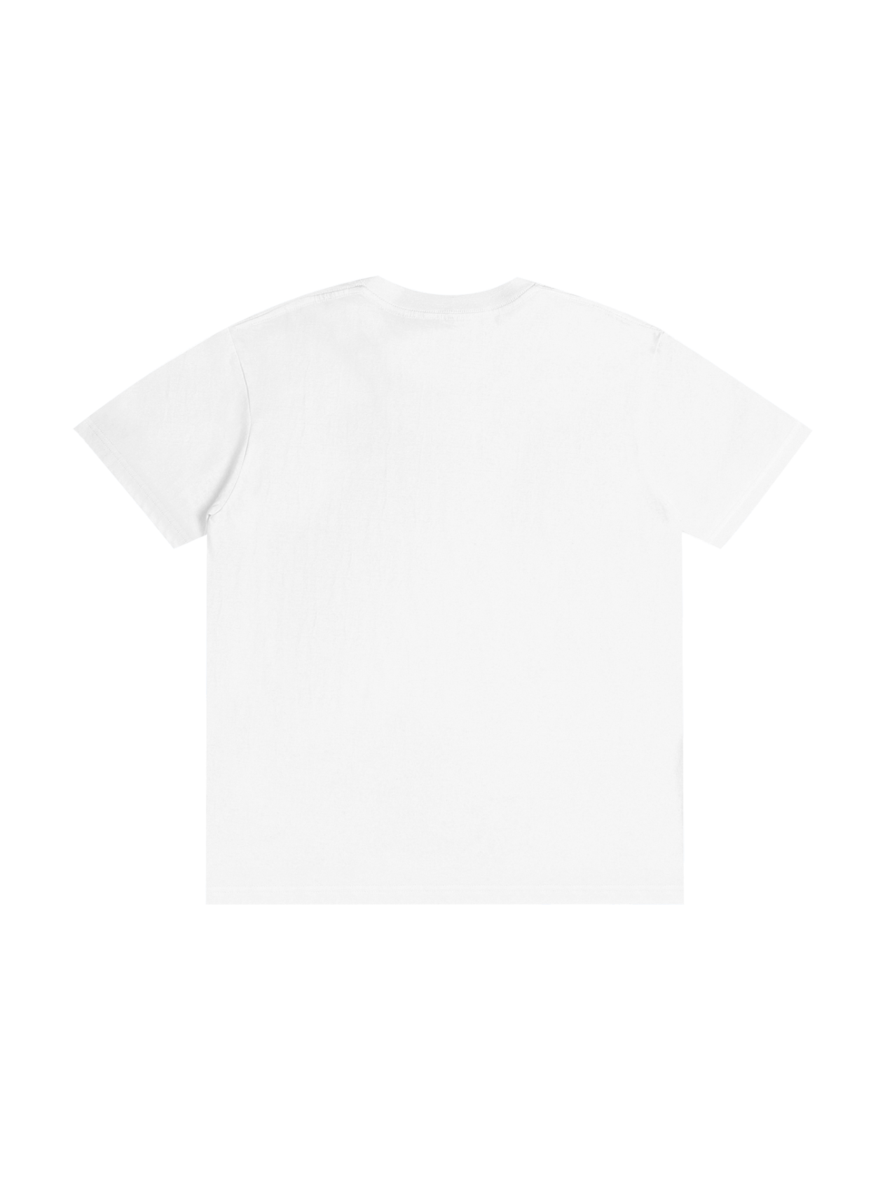 Monarch Pure Cotton Tee — Icon — Diagonal — Lucent White — Back