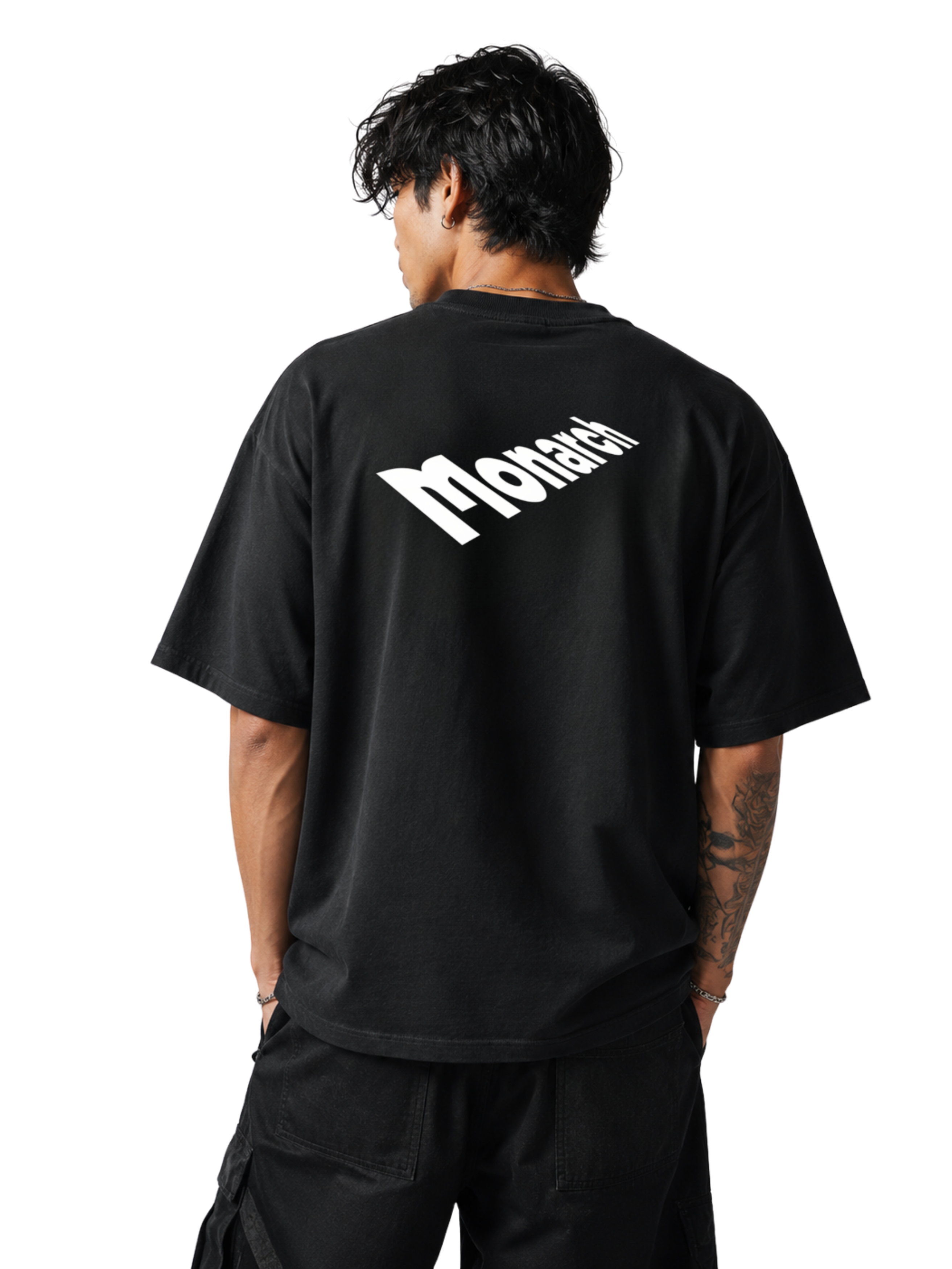The Crest Tee — Back on Model
