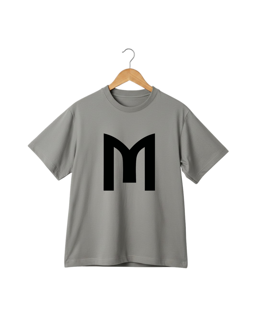 The M Tee Grey Black