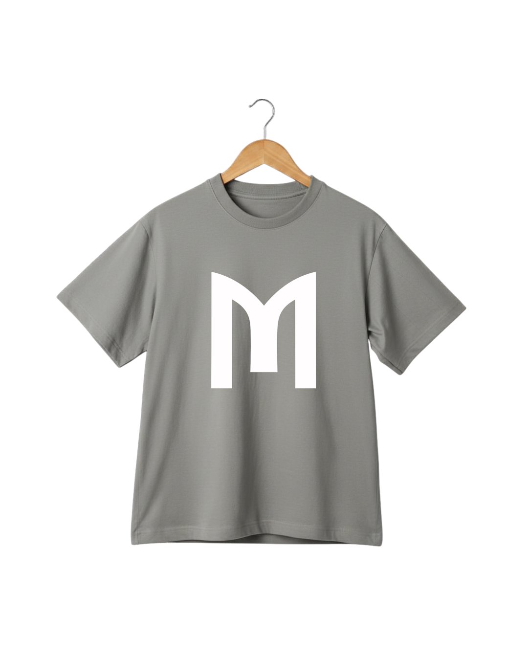 The M Tee Grey White